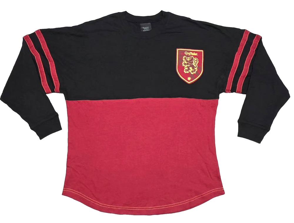 Harry Potter Gryffindor Spirit Jersey Adult Medium Universal Studios Long Sleeve